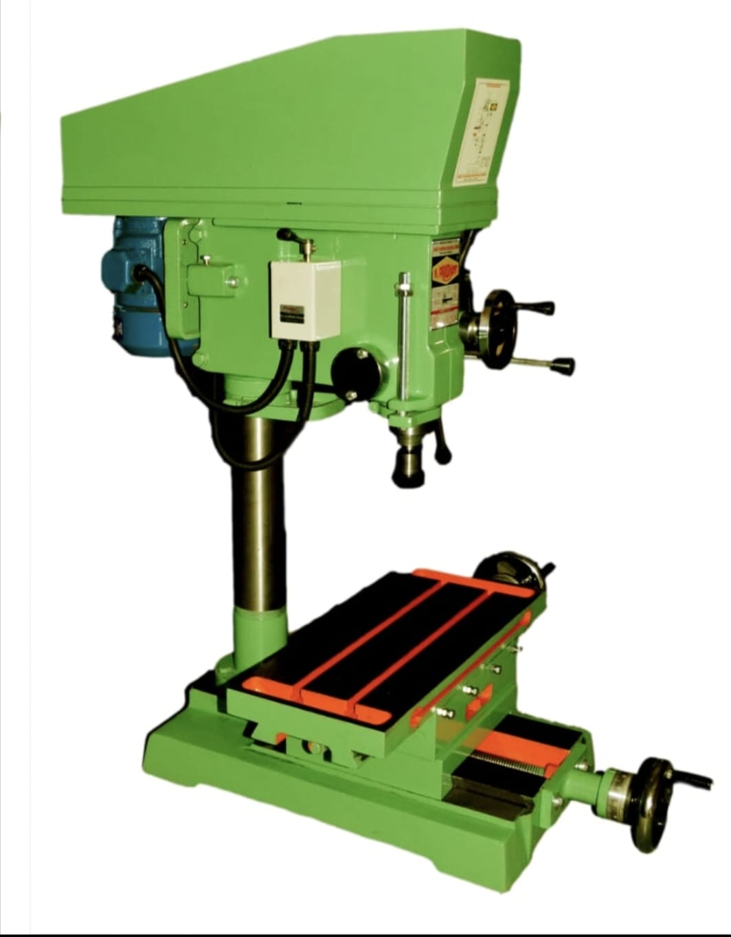 25mm (MT-3) Pillar Drilling cum Milling Machine v3