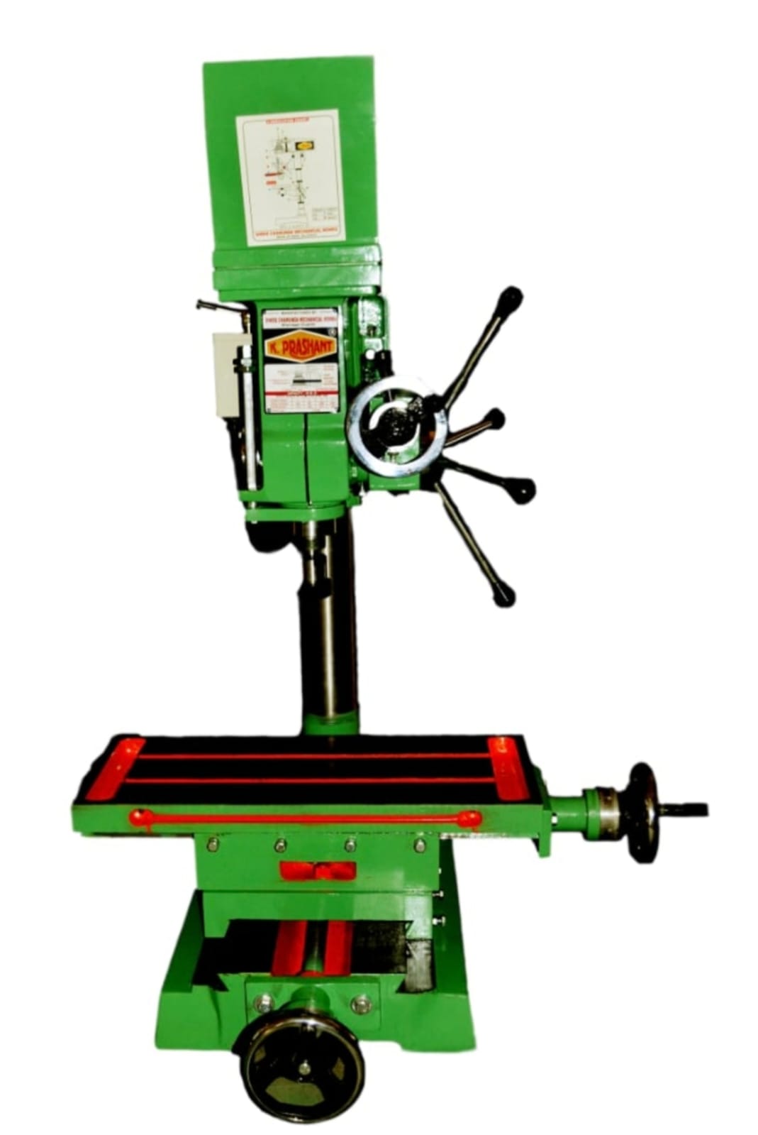 25mm (MT-3) Pillar Drilling cum Milling Machine v1