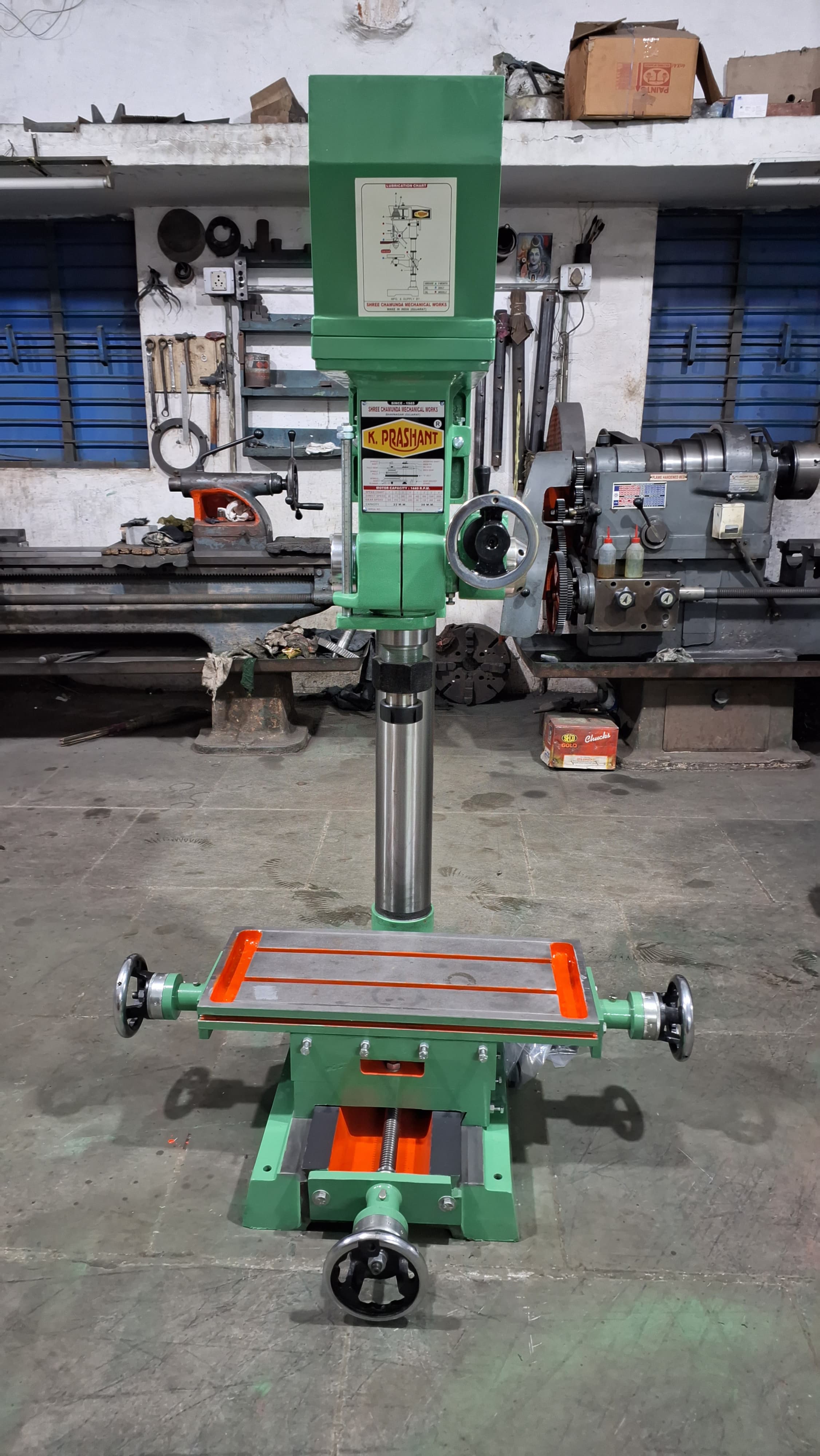 32mm (MT-4) Pillar Drilling cum Milling Machine v2